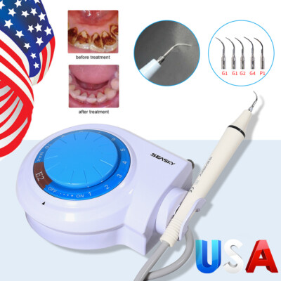 USA Dental Ultrasonic Piezo Scaler & Handpiece E2 NEW Fit EMS Woodpecker Tips