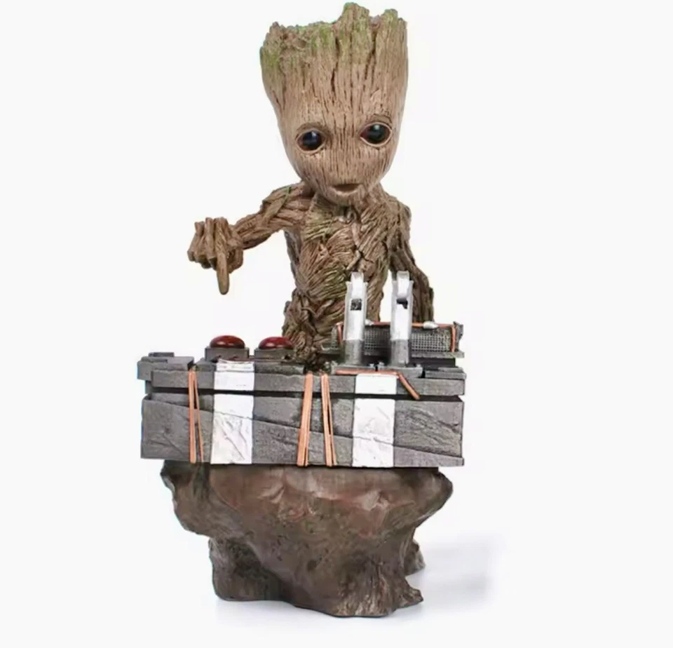 Action Figure Baby Groot 17 Cm Marvel Guardiani della Galassia Vol. 3 Nuova Pvc - Immagine 3 di 4