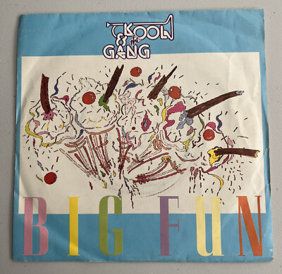KOOL & THE GANG Big Fun b/w Get Down On It 7'' 45rpm 1982 Picture Sleeve VG+/EX