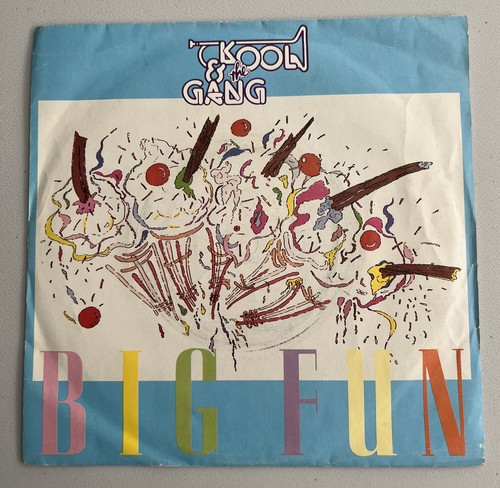 KOOL & THE GANG Big Fun b/w Get Down On It 7" 45rpm 1982 Picture Sleeve VG+/EX