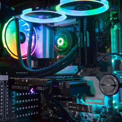 GAMING PC RTX 3060 Ti - 4.5GHz AMD Octa Core Ryzen 7-3800X, SSD