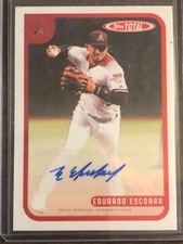 2020 Topps Total #456-A Eduardo Escobar Arizona Diamondbacks AUTO AUTOGRAPH