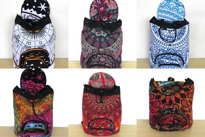 Indian Wholesale Lots Man Woman Backpack Cotton Fabric Hippie