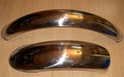 1966-73 Husqvarna 125 250 360 400 450 MX Cross matched PAIR both alloy fendersCD