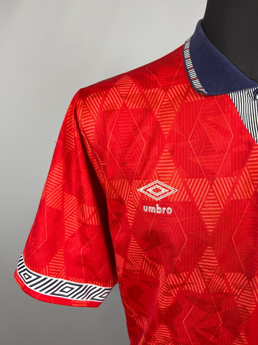 ENGLAND 1990 1992 AWAY SHIRT FOOTBALL SOCCER JERSEY UMBRO