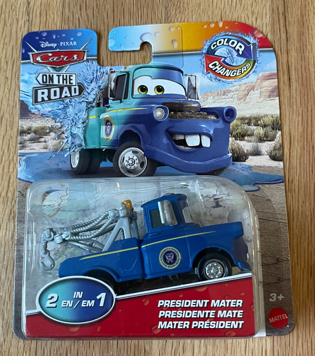 Disney Pixar Cars President Mater Color Changers - NIB