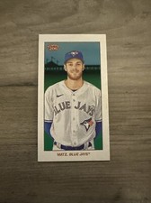 2021 Topps T206 Steven Matz Toronto Blue Jays Online Exclusive Mini Base Back