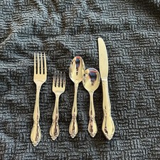 Oneida Chateau Childs Kids 5 Piece Stainless Flatware Set