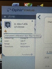Ophir 30A-P-R-SH power meter head ONLY