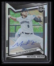 MICHAEL KNORR Elite Extra Edition Signature Series Silver Auto: Houston Astros