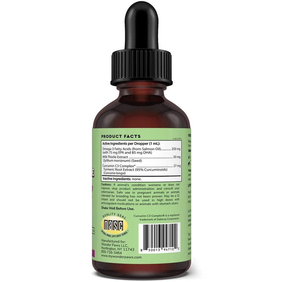 WONDER PAWS Milk Thistle for Dogs, Liver Support for Dogs, Supports Kidney Funct - Image 2 of 4