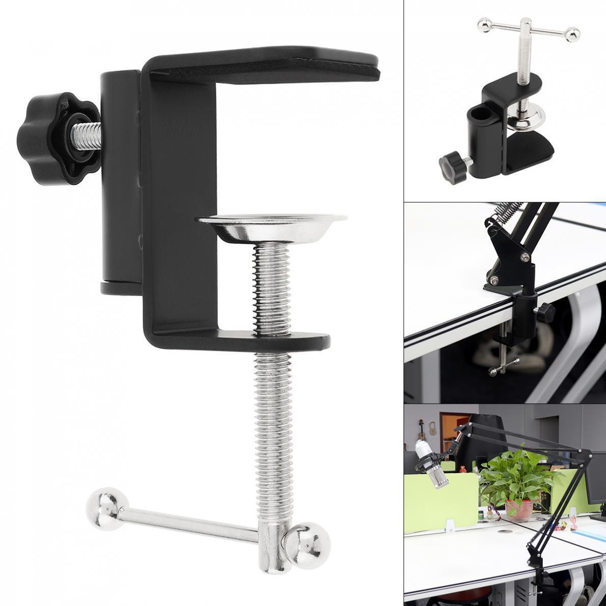 Universal Cantilever Bracket Clamp Holder Desk Lamp DIY Clip Base for Mic Stand
