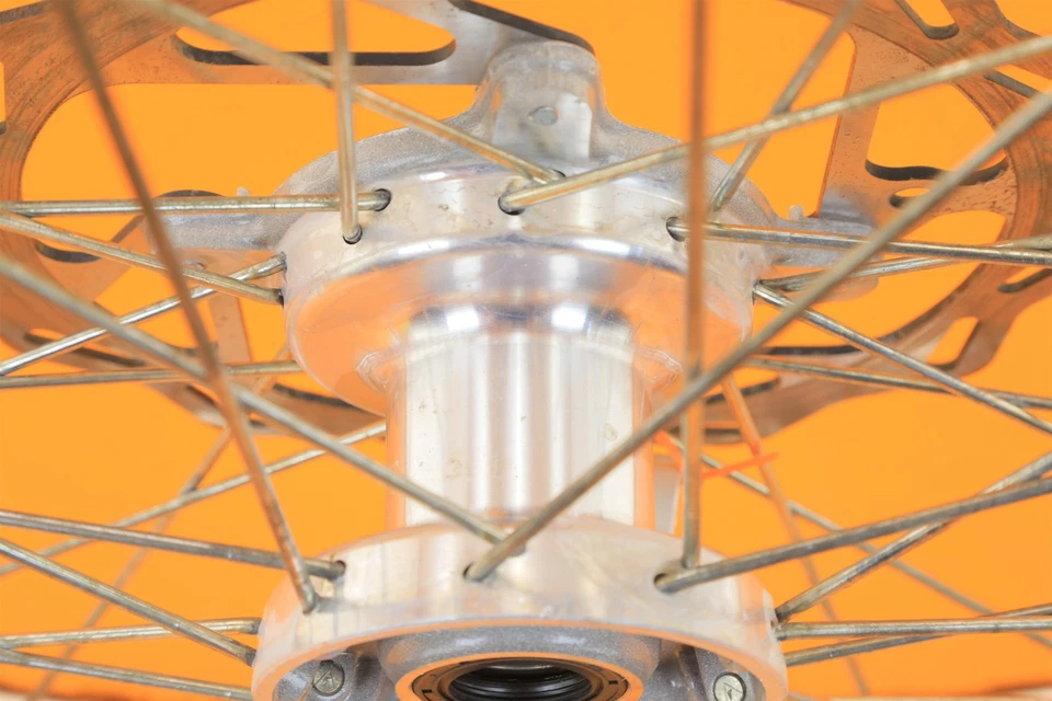 05-10 2009 TE450 TE 450 OEM Buje de rueda delantera Neumático Excel Conjunto de llanta Foto 3 de 4