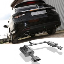 FOX Sportauspuff re li je 1x160x90mm seitlich schräg Hyundai i40 CW 1.6l 1.7lD