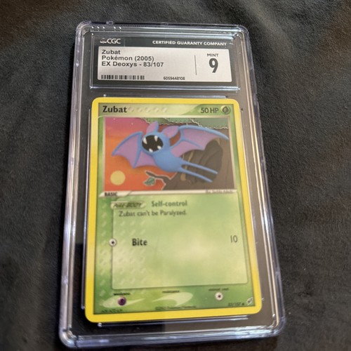 Zubat graded CGC 9 for sale on eBay