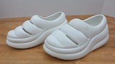 UGG White Foam Platform Clog Slip On Shoes Women s Size 7