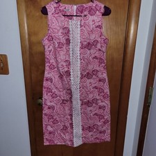 Talbots Pink Seashell Dress