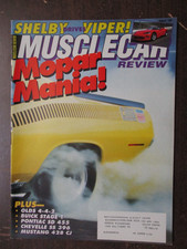 Muscle Car Review Magazine August 1991 Buick Stage 1 Pontiac Sd 455 Chevelle 396 Muscle Car Review Magazine August 1991 Buick Stage 1 Pontiac Sd 455 Chevelle 396