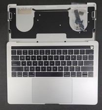 Grd B MacBook Pro 13" A1706 Silver Top Case Keyboard TrackPad Cover
