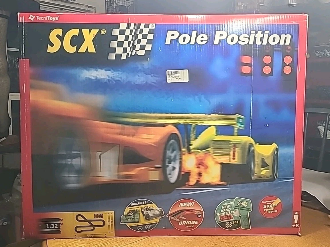 草*衛様 SCALEXTRIC POLE POSITION 1:32 ✓New! TecniToys SCX Pole Position RC 1:32 Race Track Car Set Hand