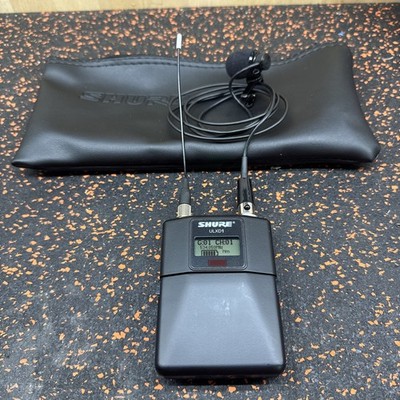 Shure ULXD1 Wireless Bodypack Transmitter H50 Band 534-598MHz + MX185 lav EE-343