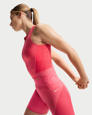 Nike Pro Women's Dri-FIT Tank Top XS Sea Coral NEW WITH TAGS Style: IB8949-897