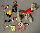 #1613 Dog 'n Duds 1964 TLC Vintage Barbie doll poodle set