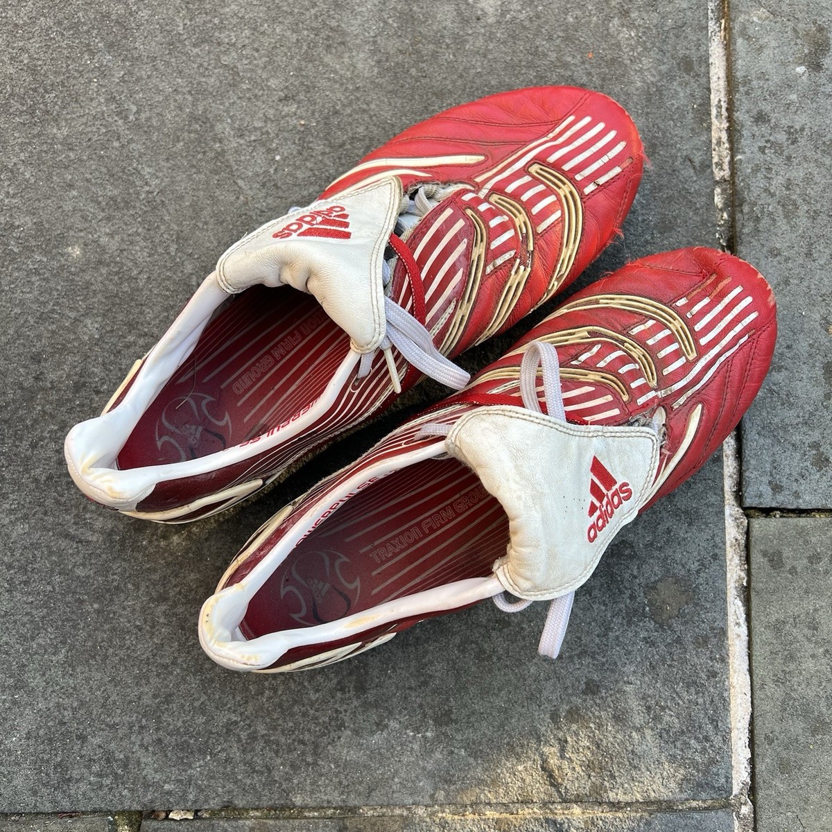 2006 Adidas Predator Absolute Football Soccer Cleats Red/White