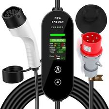 EV Charger type 2 3.5kw 11kw 22kw 3p CEE MG BYD CHERY JAECOO iCar Zeekr tesla