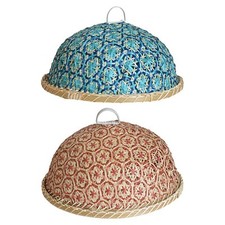 Bamboo Food Cover  Anti-Flying  Storage Cover for Home Indoor