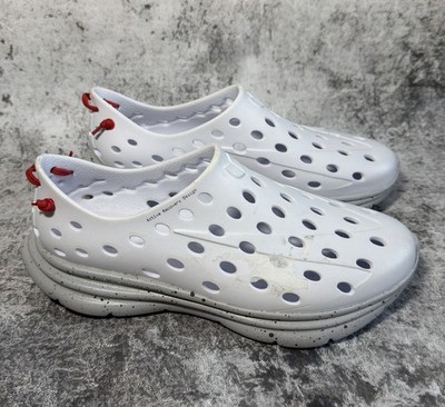 Kane Footwear Revive Recovery Shoes White Gray Speckle Men US 12, 13