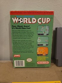 World Cup Soccer NES Nintendo Entertainment System Tested Working Box Game CIB