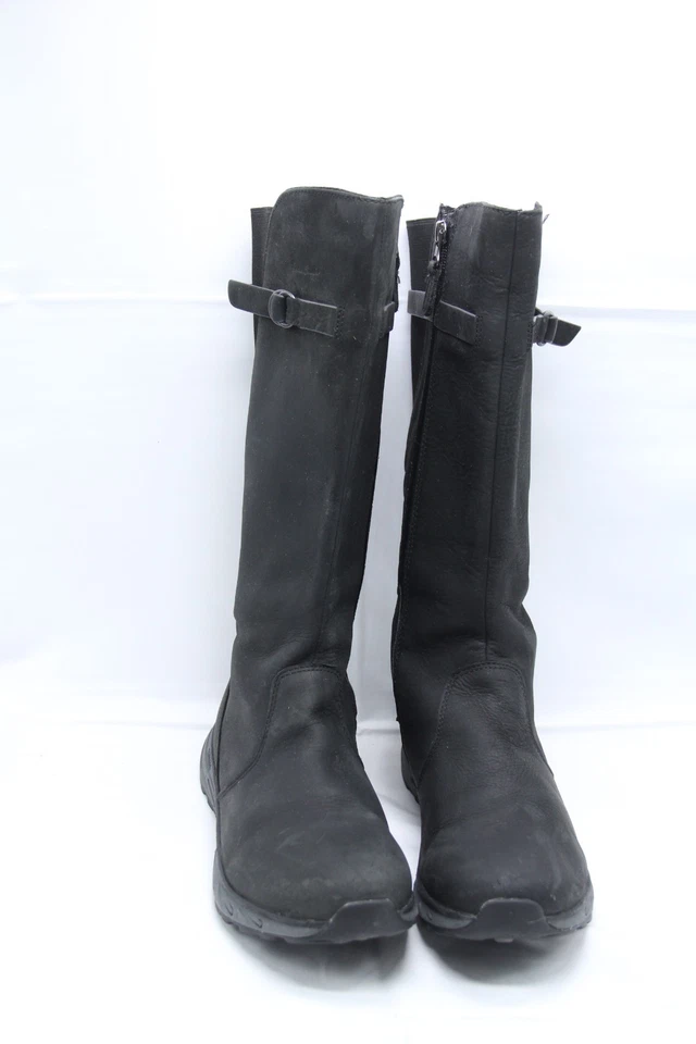 Botas de equitación Eddie Bauer para mujer talla 9,5 Lodge de cuero negro con aislamiento cremallera lateral Foto 2 de 4