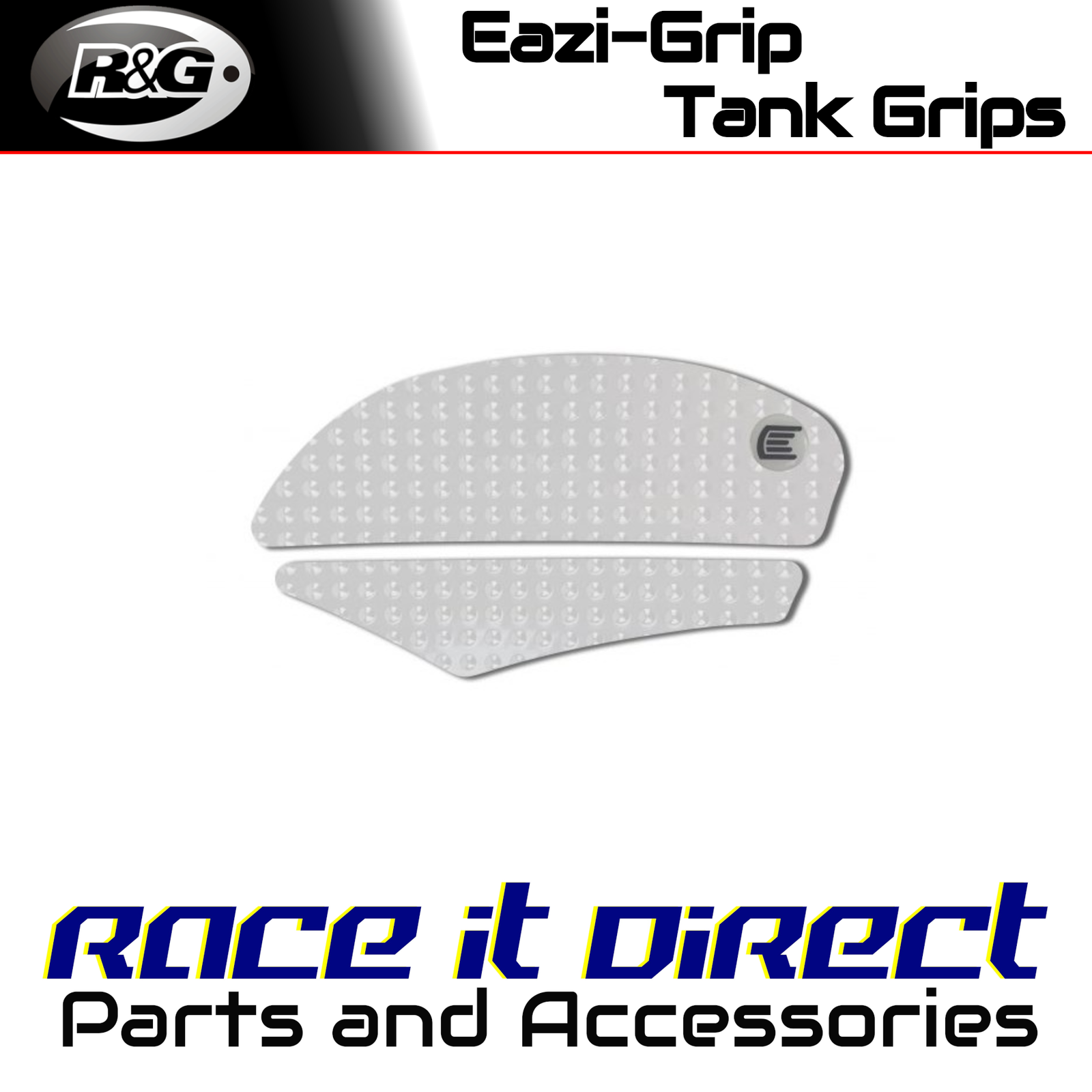 Eazi-Grip Tank Grips for Aprilia RSV4-RR 2015-2018 EVO Clear Eazi-Grip