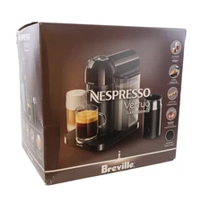 Nespresso Vertuo Coffee & Espresso Maker + Aeroccino3 Milk Frother BNV220, Black