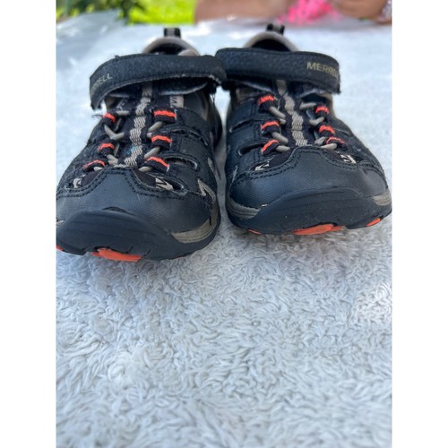 Merrell Hiking Sandals 11M Black Sneakers PLAY CONDITION waterproof - Picture 9 of 10