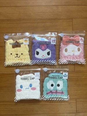 Sanrio Kids Towel Cap 5pcs Set