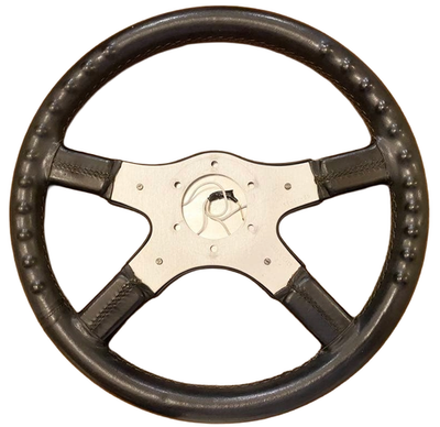 AMG italvolanti 365mm Black Leather 4-Spoke Steering Wheel