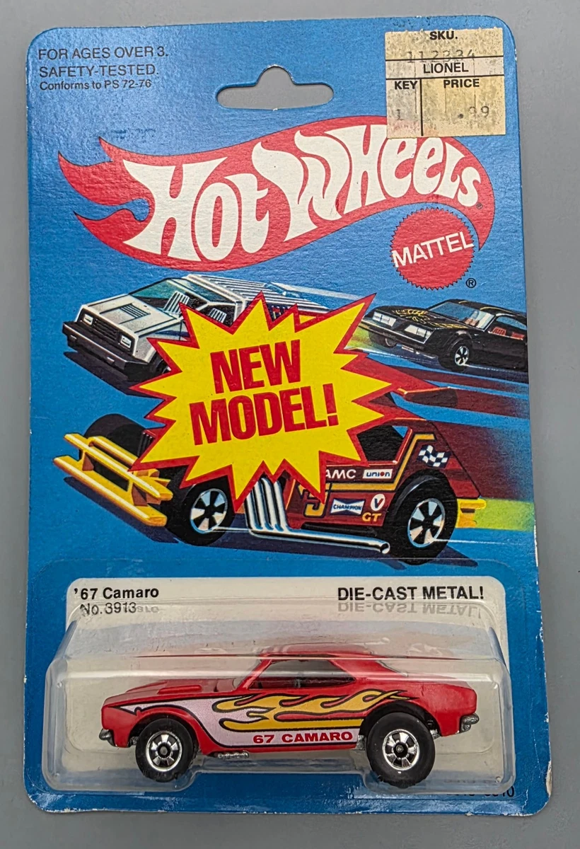 Hotwheels 67 Camaro 1982 In Contemporary Manufacture Diecast Cars