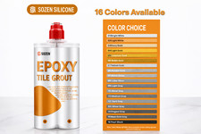 Smooth Gold Epoxy Resin Grout