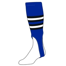 TCK Baseball Stirrups Large (300I, 7in) Royal, Black, White
