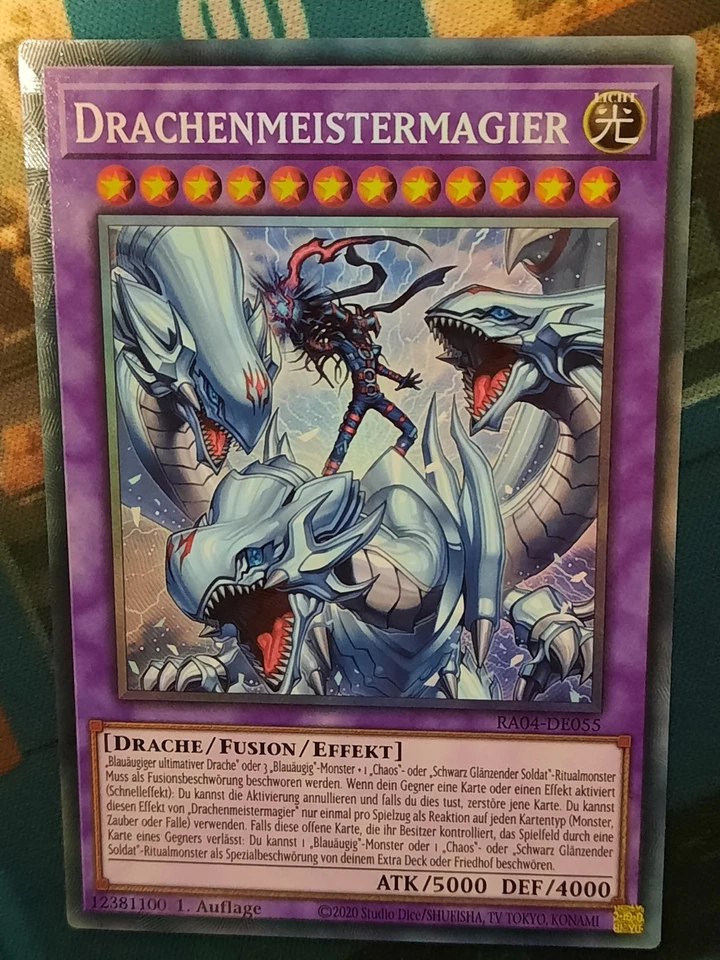Drachenmeistermagier RA04-DE055 Collectors Rare DE NM Yugioh - Bild 1 von 1