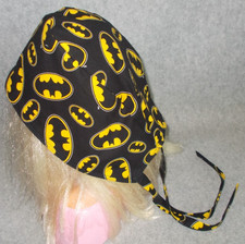 Superhero Comic Batman Dark Knight Cotton Unlined Biker Medical Scrubs Hat Cap