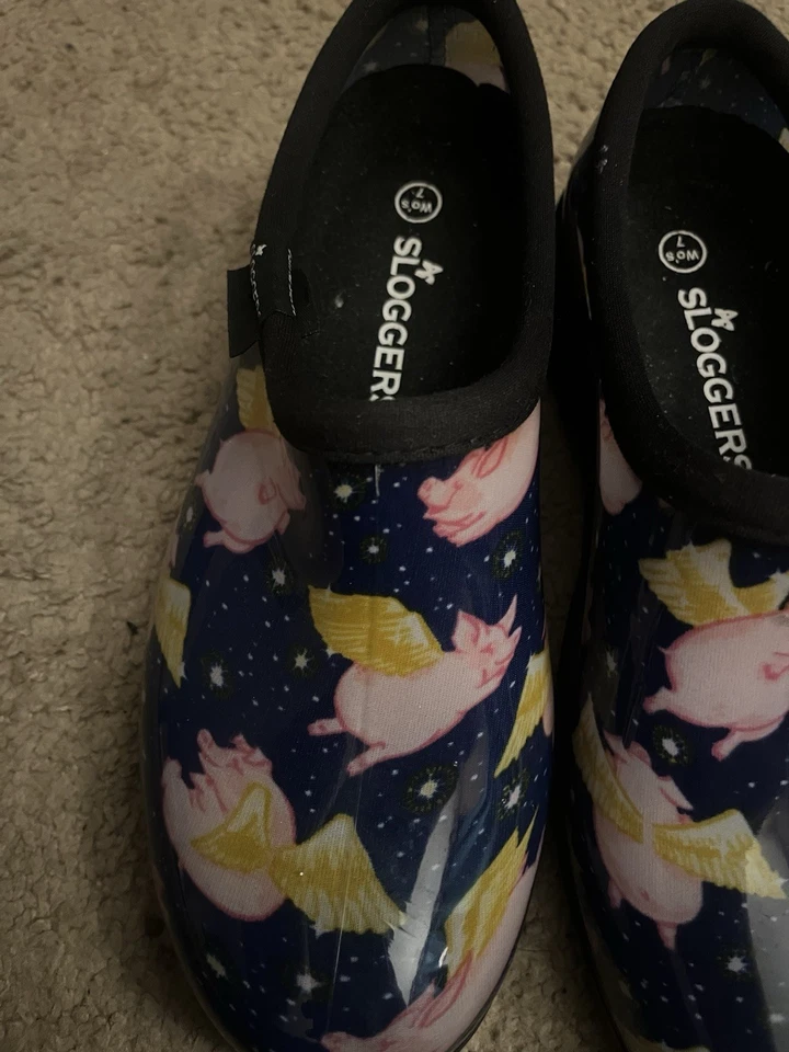 Sloggers Original Waterproof Rain and Garden Shoes for Women Outdoor Size 7 -pig - Image 4 of 4