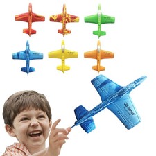 6Pcs Foam Airplanes Glider Outdoor Toy -Glider Planes for Kids - Foam Planes ...