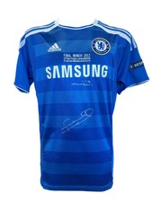 FRANK LAMPARD & JOHN TERRY SIGNED CHELSEA 2012 UCL HOME SHIRT (ACG CERT AG17226)