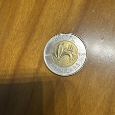 2 dollars - Élisabeth II 400th anniversary of Quebec City 1608-2008 