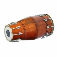 Professional Dholak Drum Long Naal– Handcrafted Percussion Instrument Dholaki