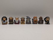 El Señor de los Anillos Hobbit Chibi Mini Figuras Set 8 WBEI Gandalf Thorin Gimli