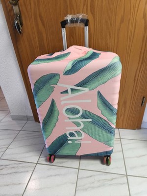2xReise Kofferhülle -Kofferschutzhülle elastisch ''Aloha''
